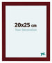 Como MDF Bilderrahmen 20x25cm Weinrot Gewischt Vorne Messe | Yourdecoration.at