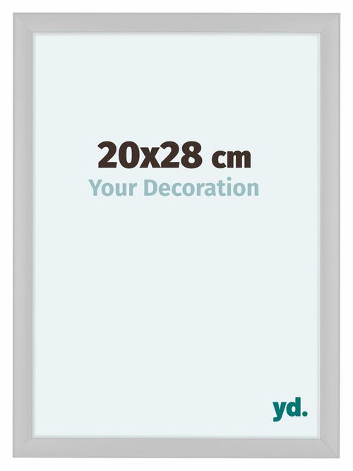 Como MDF Bilderrahmen 20x28cm Weiss Hochglanz Vorne Messe | Yourdecoration.at