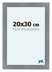 Como MDF Bilderrahmen 20x30cm Aluminium Geburstet Vorne Messe | Yourdecoration.at