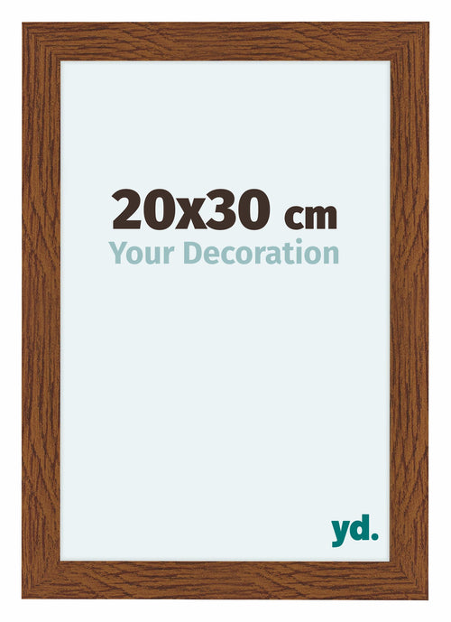 Como MDF Bilderrahmen 20x30cm Eiche Rustiek Vorne Messe | Yourdecoration.at