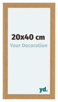 Como MDF Bilderrahmen 20x40cm Buche Vorne Messe | Yourdecoration.at