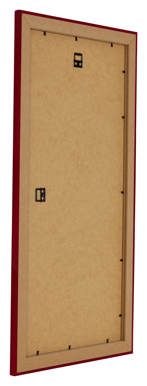 Como MDF Bilderrahmen 20x40cm Weinrot Gewischt Ruckseite Schrag | Yourdecoration.at