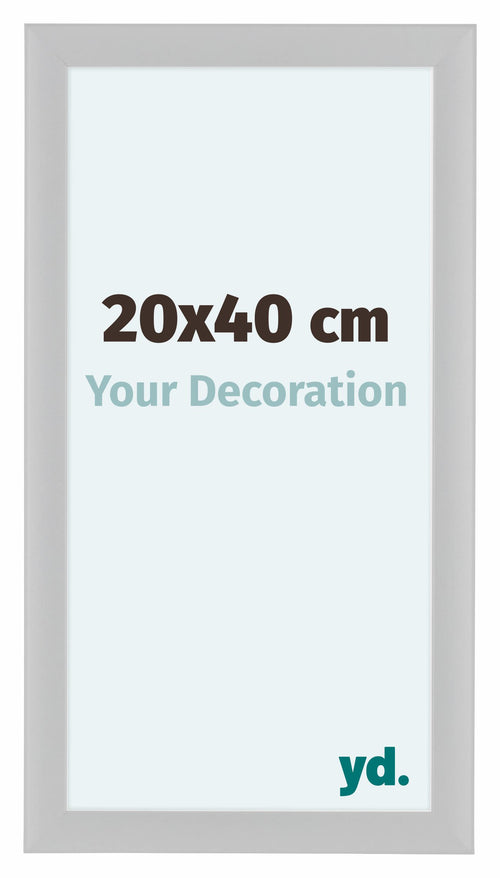 Como MDF Bilderrahmen 20x40cm Weiss Hochglanz Vorne Messe | Yourdecoration.at