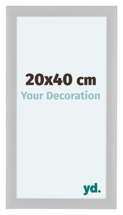 Como MDF Bilderrahmen 20x40cm Weiss Matt Vorne Messe | Yourdecoration.at
