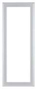 Como MDF Bilderrahmen 20x60cm Silber Matt Vorne | Yourdecoration.at