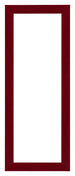 Como MDF Bilderrahmen 20x60cm Weinrot Gewischt Vorne | Yourdecoration.at
