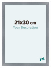 Como MDF Bilderrahmen 21x30cm Aluminium Geburstet Vorne Messe | Yourdecoration.at