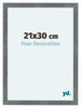 Como MDF Bilderrahmen 21x30cm Eisen Gewischt Vorne Messe | Yourdecoration.at