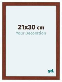 Como MDF Bilderrahmen 21x30cm Kirschbaum Vorne Messe | Yourdecoration.at