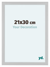 Como MDF Bilderrahmen 21x30cm Weiss Hochglanz Vorne Messe | Yourdecoration.at