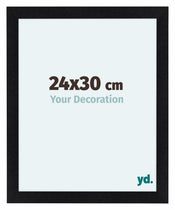 Como MDF Bilderrahmen 24x30cm Schwarz Matt Vorne Messe | Yourdecoration.at