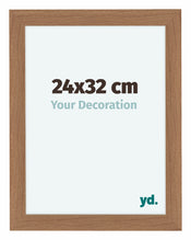 Como MDF Bilderrahmen 24x32cm Nussbaum Hell Vorne Vorne | Yourdecoration.at