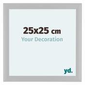 Como MDF Bilderrahmen 25x25cm Weiss Matt Vorne Messe | Yourdecoration.at