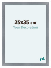 Como MDF Bilderrahmen 25x35cm Aluminium Geburstet Vorne Messe | Yourdecoration.at