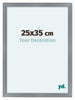 Como MDF Bilderrahmen 25x35cm Aluminium Geburstet Vorne Messe | Yourdecoration.at