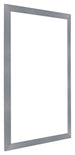 Como MDF Bilderrahmen 25x35cm Aluminium Geburstet Vorne Schrag | Yourdecoration.at