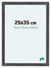 Como MDF Bilderrahmen 25x35cm Grau Gewischt Vorne Messe | Yourdecoration.at
