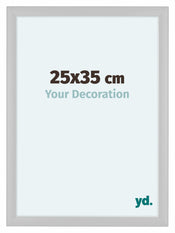 Como MDF Bilderrahmen 25x35cm Weiss Hochglanz Vorne Messe | Yourdecoration.at