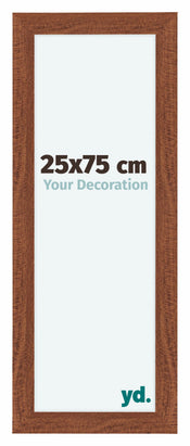 Como MDF Bilderrahmen 25x75cm Nussbaum Vorne Vorne | Yourdecoration.at