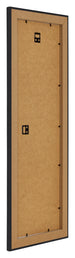 Como MDF Bilderrahmen 25x75cm Schwarz Gemasert Ruckseite Schrag | Yourdecoration.at