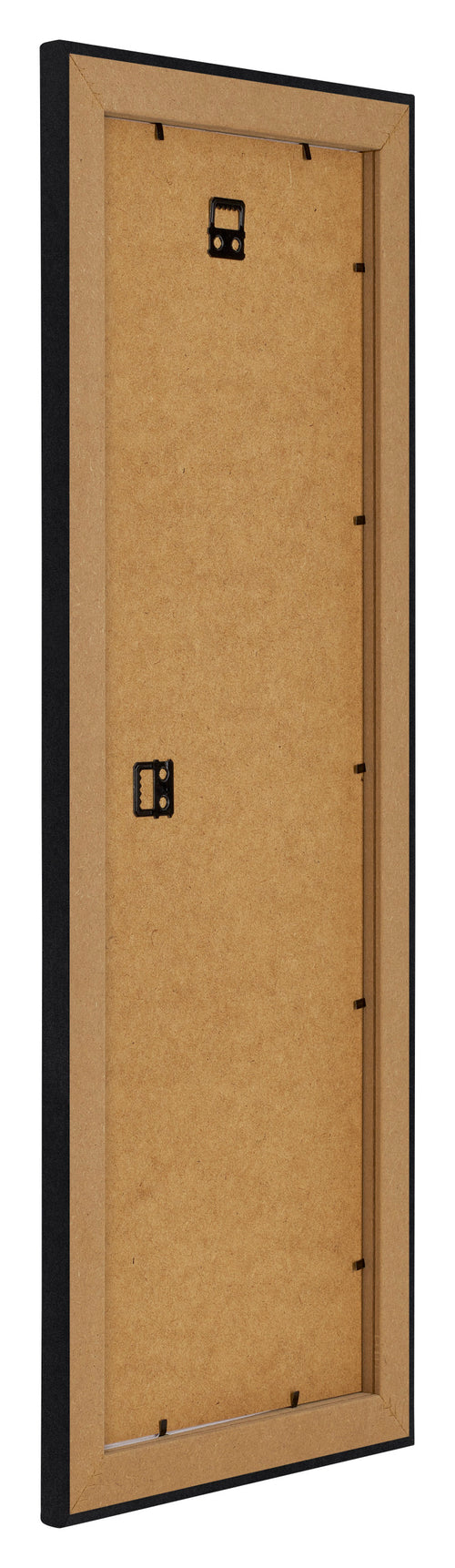 Como MDF Bilderrahmen 25x75cm Schwarz Matt Ruckseite Schrag | Yourdecoration.at