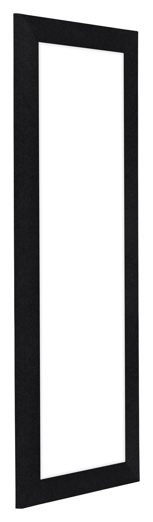 Como MDF Bilderrahmen 25x75cm Schwarz Matt Vorne Schrag | Yourdecoration.at