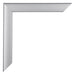 Como MDF Bilderrahmen 25x75cm Silber Matt Ecke | Yourdecoration.at