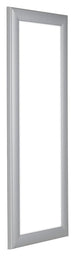 Como MDF Bilderrahmen 25x75cm Silber Matt Vorne Schrag | Yourdecoration.at
