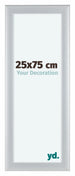 Como MDF Bilderrahmen 25x75cm Silber Matt Vorne Vorne | Yourdecoration.at
