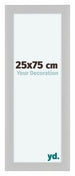 Como MDF Bilderrahmen 25x75cm Weiss Gemasert Vorne Vorne | Yourdecoration.at