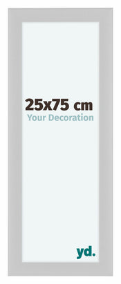 Como MDF Bilderrahmen 25x75cm Weiss Hochglanz Vorne Vorne | Yourdecoration.at