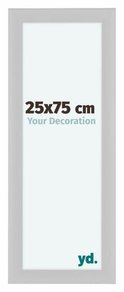 Como MDF Bilderrahmen 25x75cm Weiss Matt Vorne Vorne | Yourdecoration.at