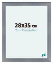 Como MDF Bilderrahmen 28x35cm Aluminium Geburstet Vorne Messe | Yourdecoration.at