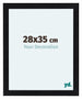 Como MDF Bilderrahmen 28x35cm Schwarz Matt Vorne Messe | Yourdecoration.at