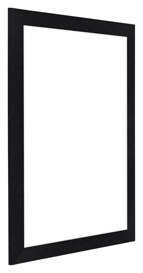 Como MDF Bilderrahmen 28x35cm Schwarz Matt Vorne Schrag | Yourdecoration.at