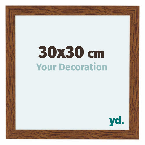 Como MDF Bilderrahmen 30x30cm Eiche Rustiek Vorne Messe | Yourdecoration.at