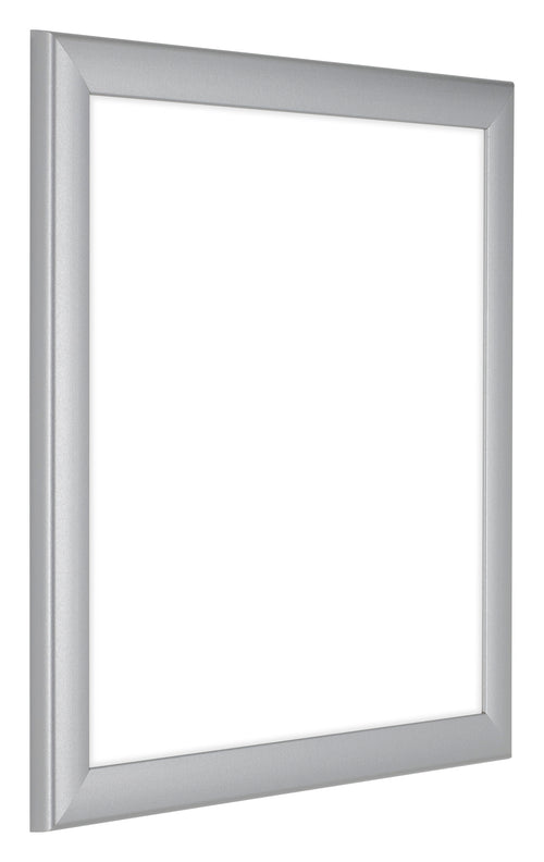 Como MDF Bilderrahmen 30x30cm Silber Matt Vorne Schrag | Yourdecoration.at