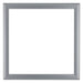 Como MDF Bilderrahmen 30x30cm Silber Matt Vorne | Yourdecoration.at