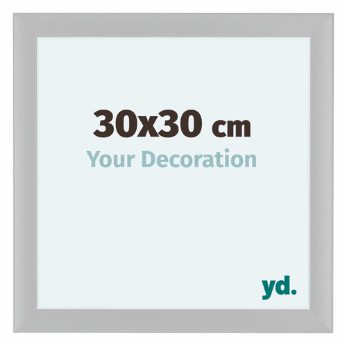 Como MDF Bilderrahmen 30x30cm Weiss Matt Vorne Messe | Yourdecoration.at