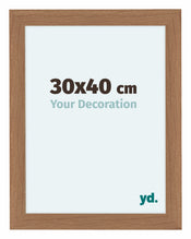 Como MDF Bilderrahmen 30x40cm Nussbaum Hell Vorne Messe | Yourdecoration.at
