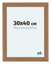 Como MDF Bilderrahmen 30x40cm Nussbaum Hell Vorne Messe | Yourdecoration.at