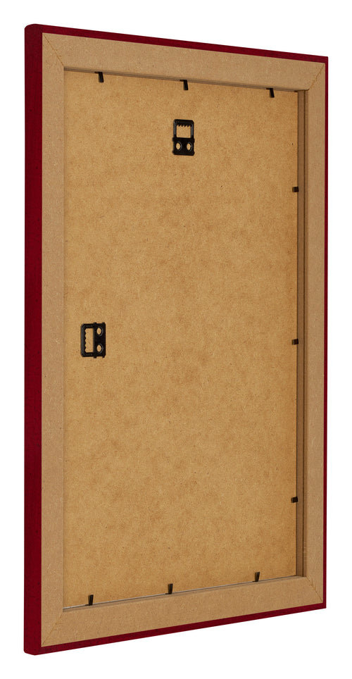 Como MDF Bilderrahmen 30x40cm Weinrot Gewischt Ruckseite Schrag | Yourdecoration.at