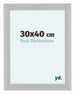 Como MDF Bilderrahmen 30x40cm Weiss Matt Vorne Messe | Yourdecoration.at