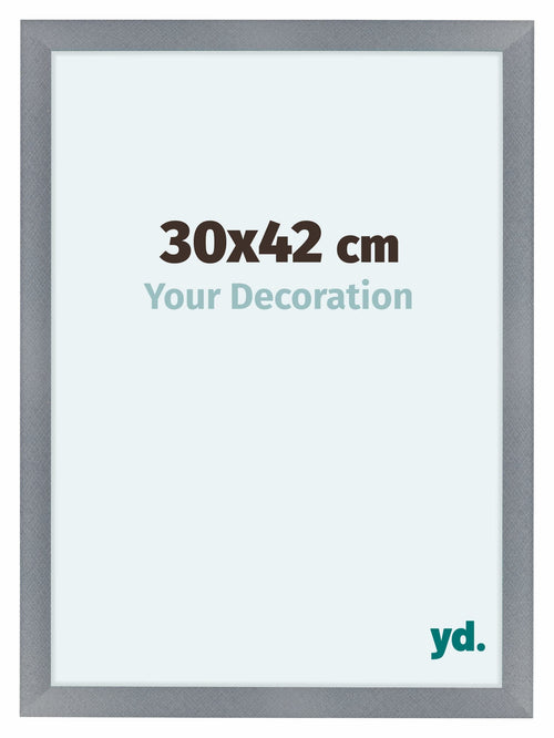 Como MDF Bilderrahmen 30x42cm Aluminium Geburstet Vorne Messe | Yourdecoration.at
