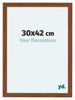 Como MDF Bilderrahmen 30x42cm Eiche Rustiek Vorne Messe | Yourdecoration.at