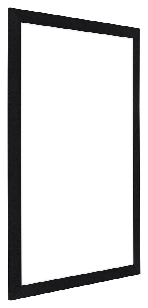Como MDF Bilderrahmen 30x42cm Schwarz Matt Vorne Schrag | Yourdecoration.at