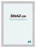 Como MDF Bilderrahmen 30x42cm Weiss Matt Vorne Messe | Yourdecoration.at