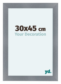 Como MDF Bilderrahmen 30x45cm Aluminium Geburstet Vorne Messe | Yourdecoration.at