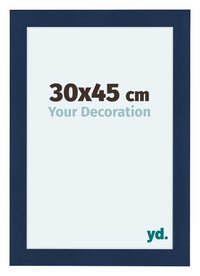 Como MDF Bilderrahmen 30x45cm Dunkelblau Gewischt Vorne Messe | Yourdecoration.at