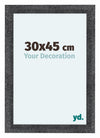 Como MDF Bilderrahmen 30x45cm Grau Gewischt Vorne Messe | Yourdecoration.at
